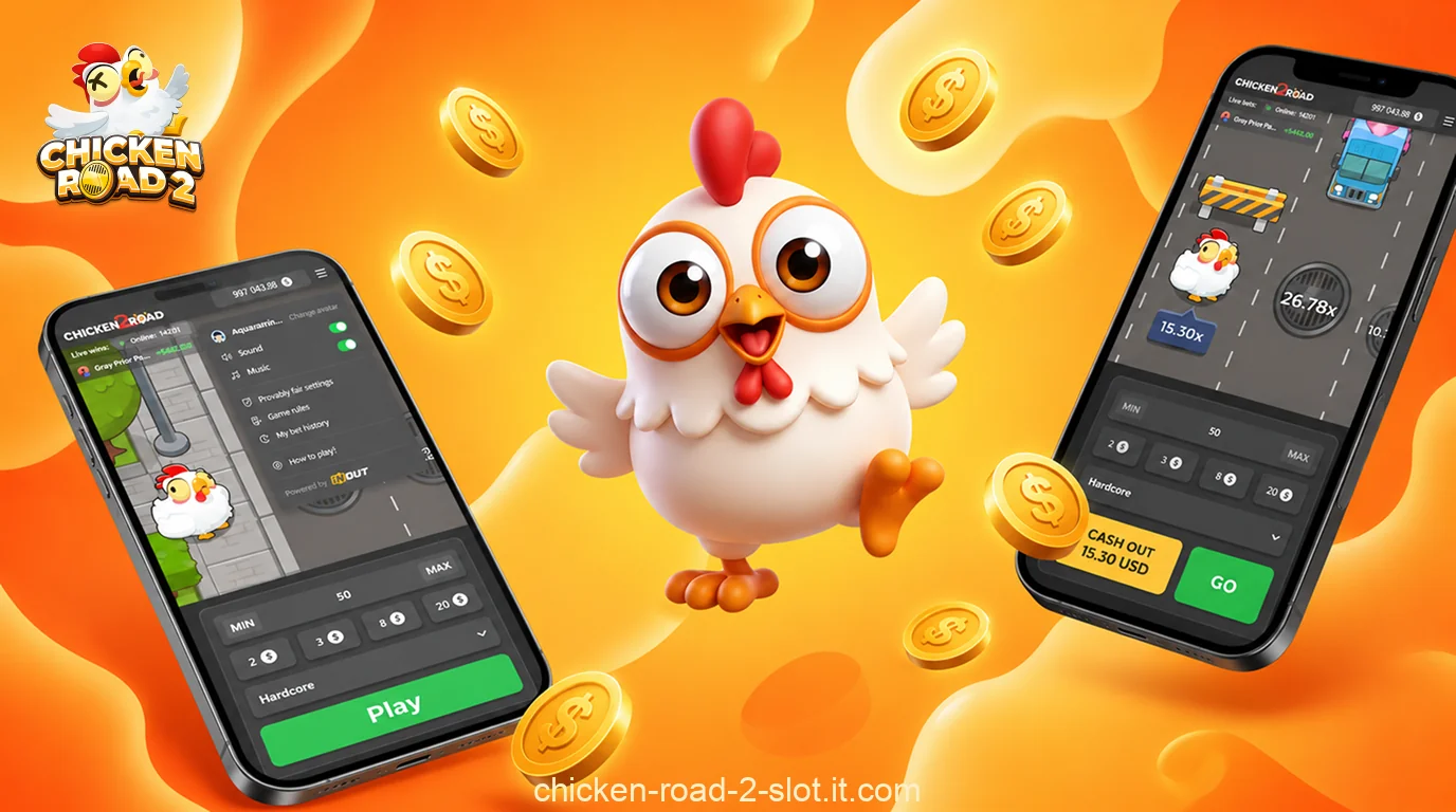 Le jeu Chicken Road 2 est disponible via des applications mobiles pratiques et modernes pour Android et iOS