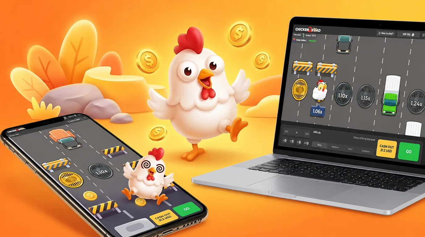 Le célèbre jeu en ligne Chicken Road 2